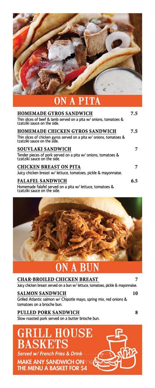 Grill House - Northbrook, IL menu_pic