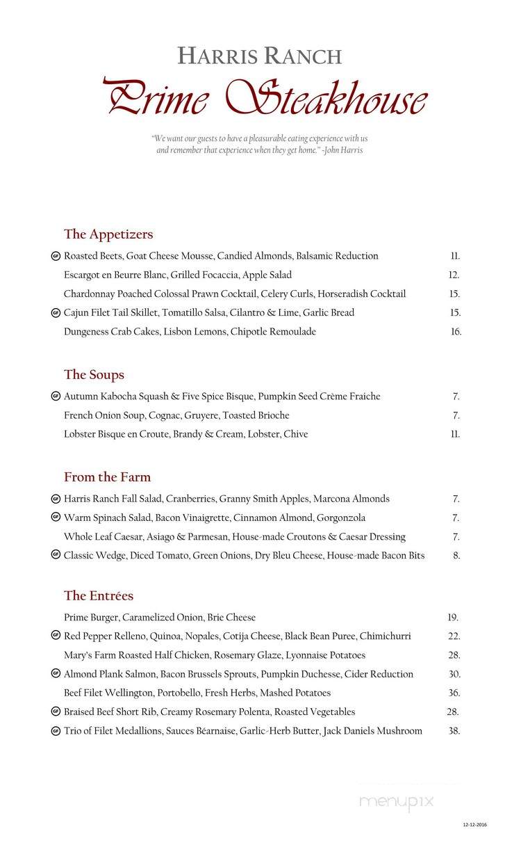 Horseshoe Bar - Coalinga, CA menu_pic