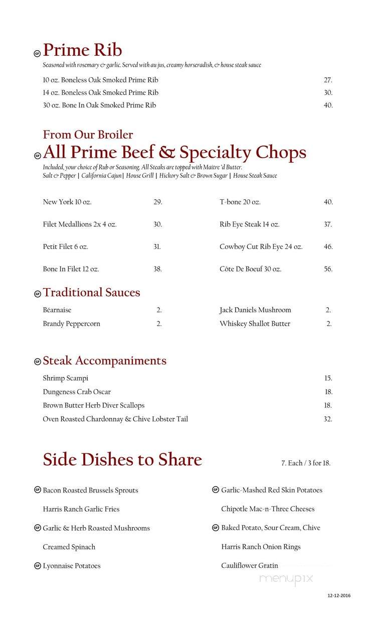 Horseshoe Bar - Coalinga, CA menu_pic
