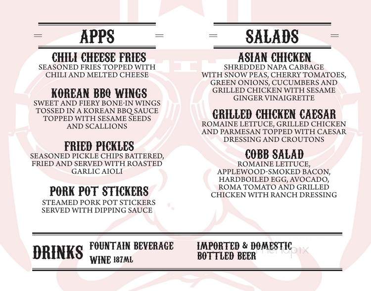 HVAC Pub - Chicago, IL menu_pic