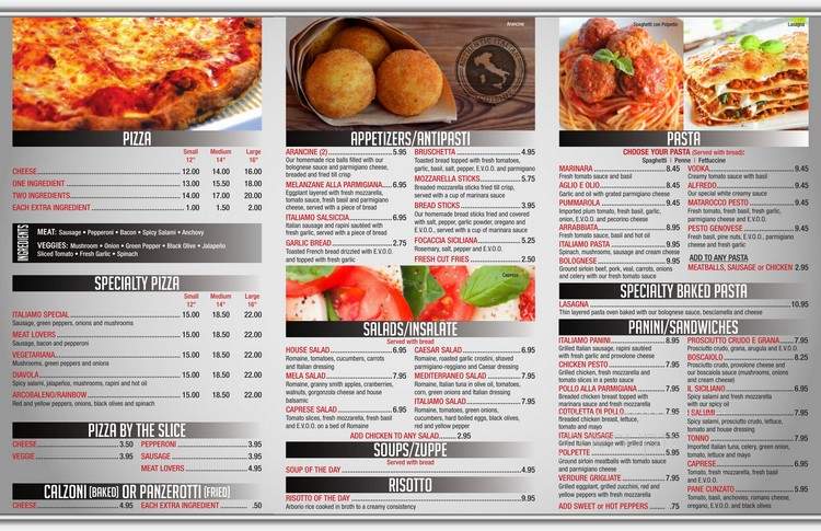 ItaliAmo - Westmont, IL menu_pic