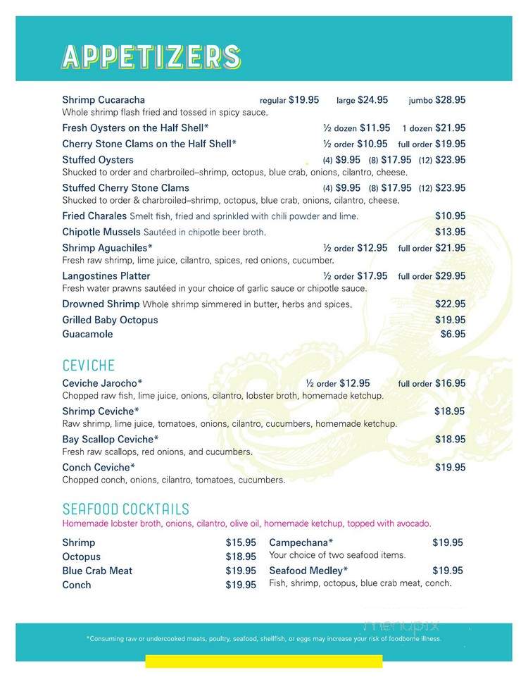 Jarocho South - Kansas City, MO menu_pic