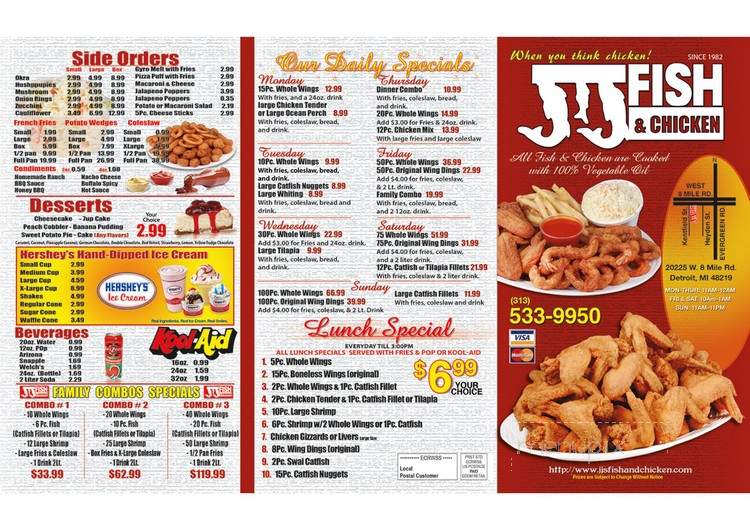 J J Fish & Chicken - Southfield, MI