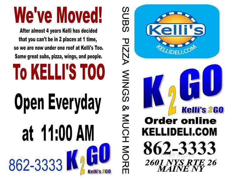 Kelli's Deli - Maine, NY