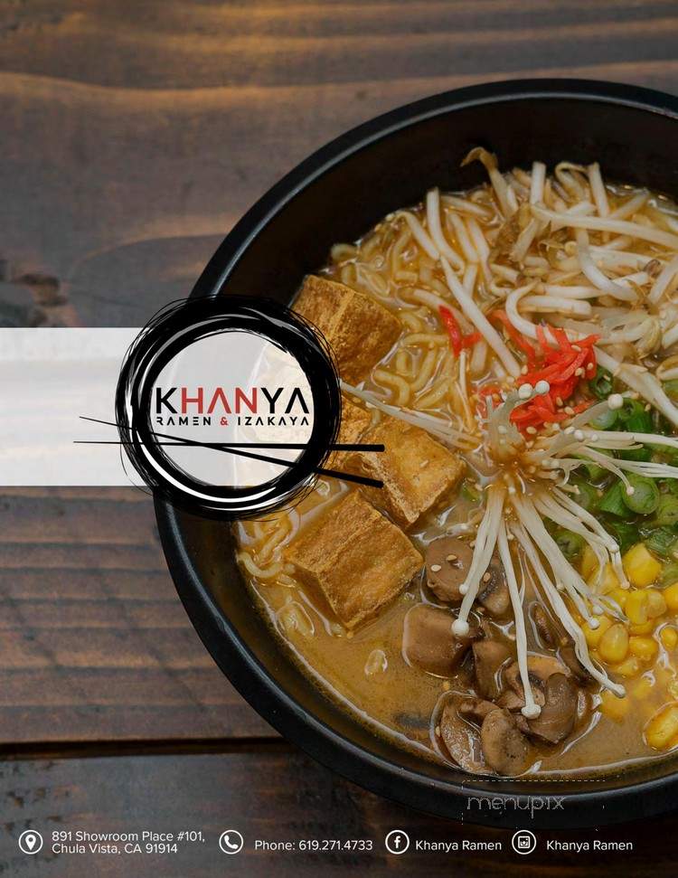 Khanya Ramen & Izakaya - Chula Vista, CA