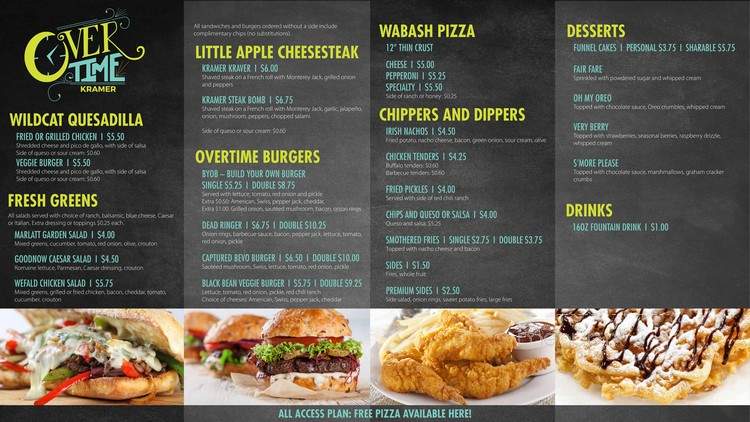 Kramer Overtime - Manhattan, KS menu_pic