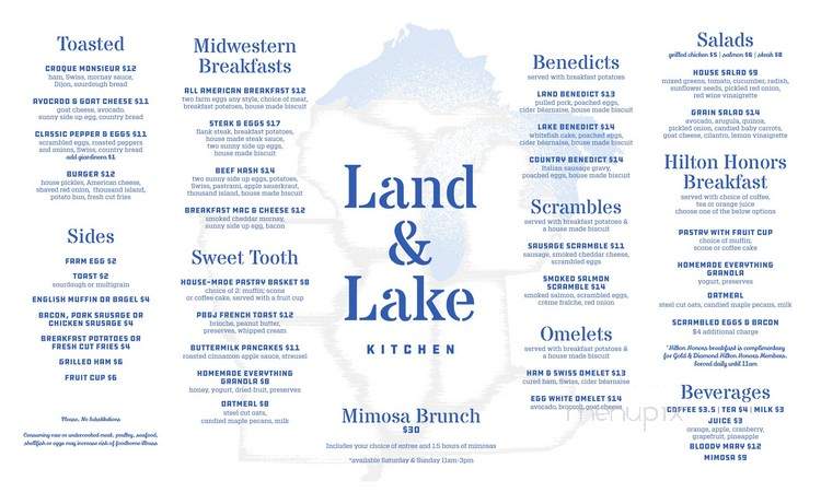 Land & Lake Kitchen - Chicago, IL menu_pic