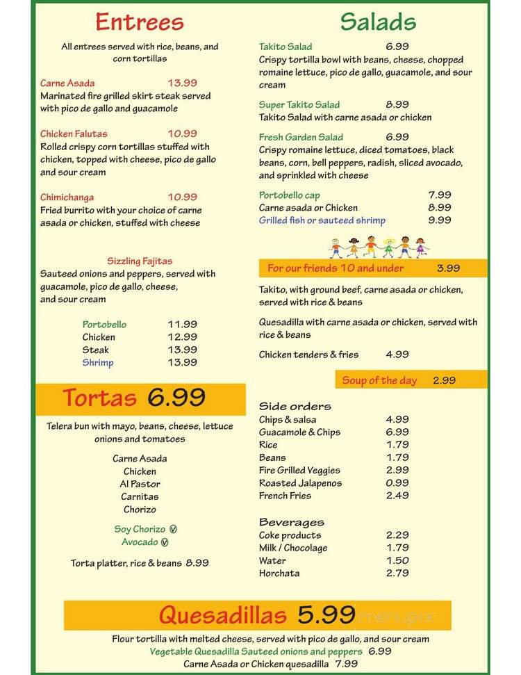 Taco Shop - Palatine, IL menu_pic