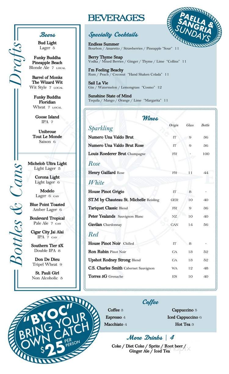 Luff's Fish House - Boca Raton, FL menu_pic