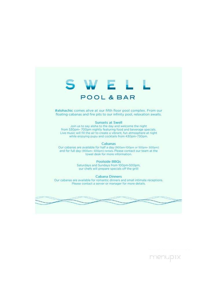 Swell Bar - Honolulu, HI