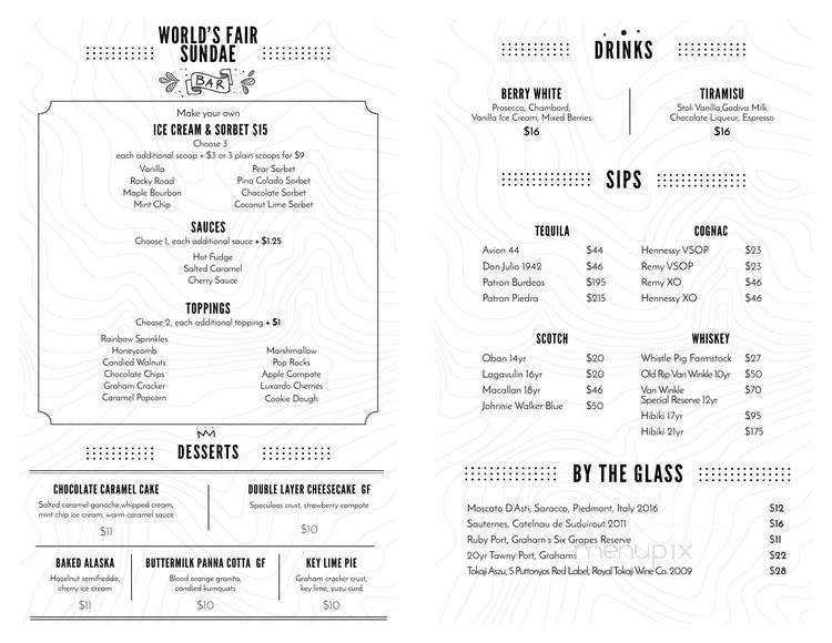 Magic Hour Rooftop Bar & Lounge - New York, NY menu_pic