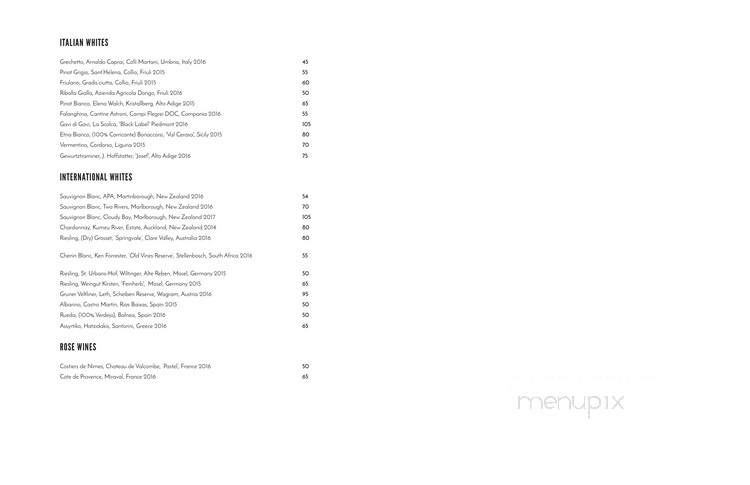 Magic Hour Rooftop Bar & Lounge - New York, NY menu_pic