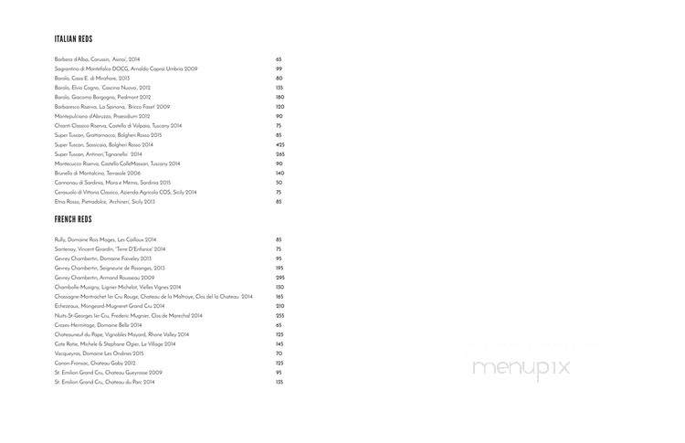 Magic Hour Rooftop Bar & Lounge - New York, NY menu_pic