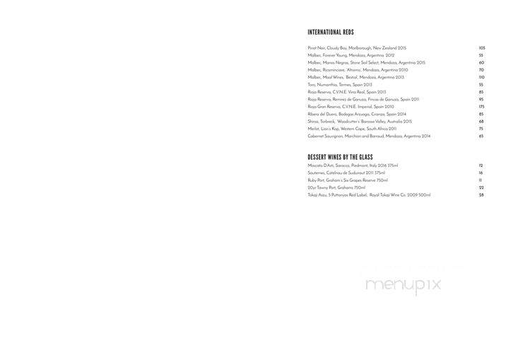 Magic Hour Rooftop Bar & Lounge - New York, NY menu_pic