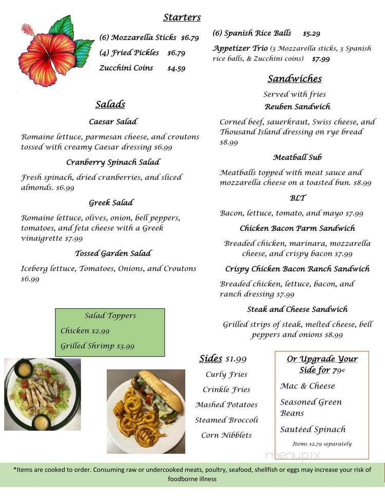 Mamalina's Fresh Cooking - Eden, NC menu_pic