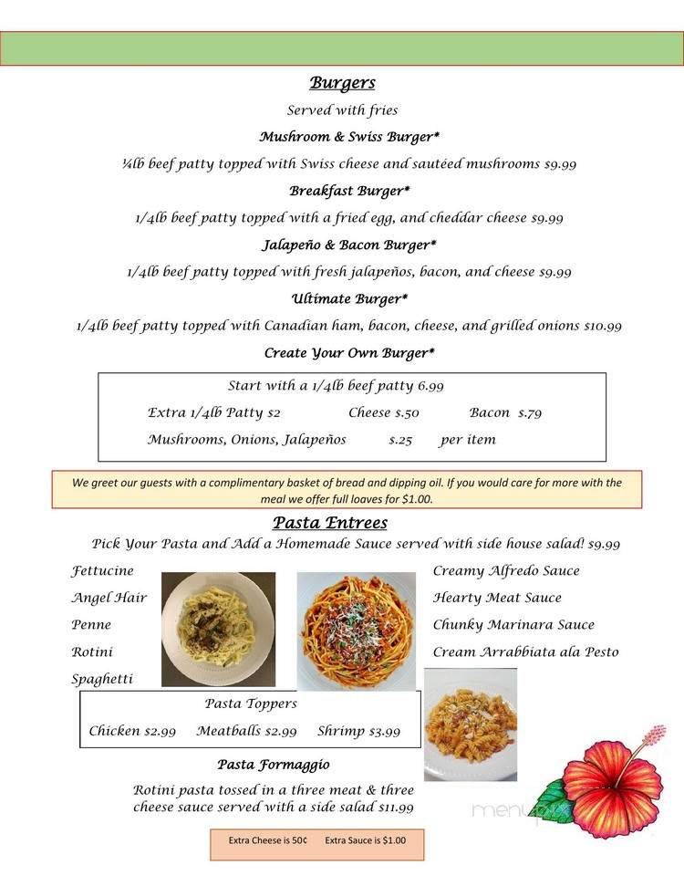 Mamalina's Fresh Cooking - Eden, NC menu_pic