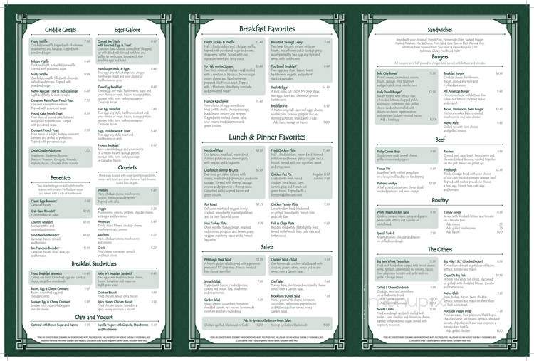 Metro Diner - Naples, FL menu_pic
