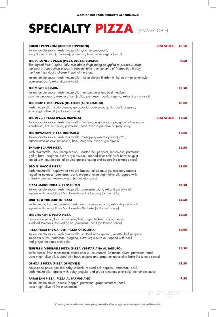 MidiCi The Neapolitan Pizza Company - Rogers, AR menu_pic