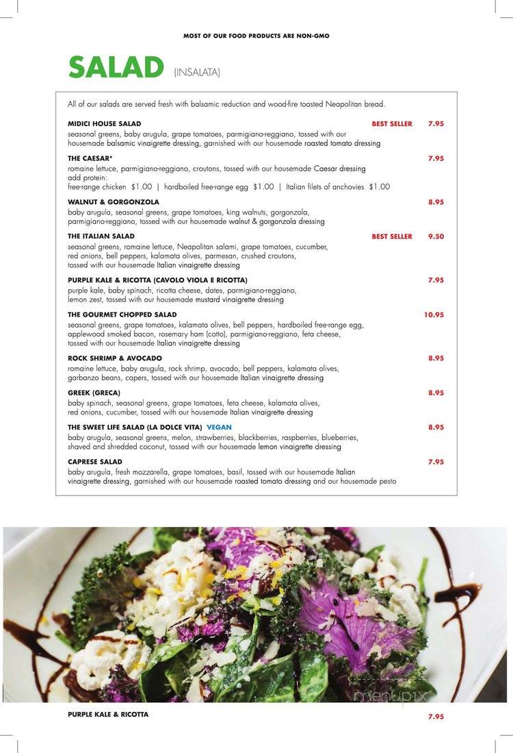 MidiCi The Neapolitan Pizza Company - Rogers, AR menu_pic