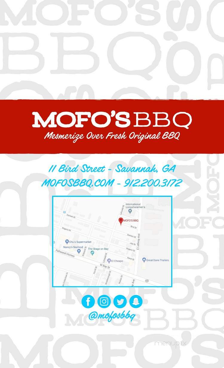 Mofo's BBQ - Savannah, GA