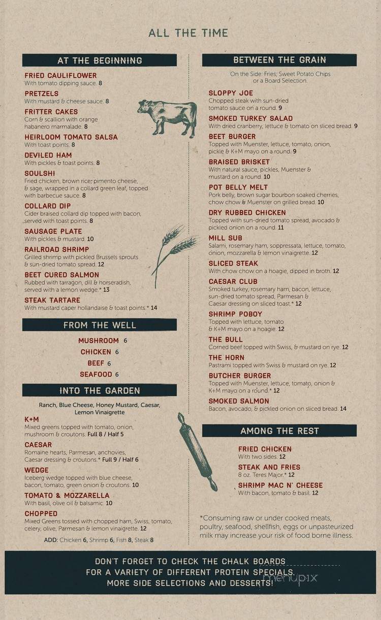 Natty Greene's Kitchen + Market - Greensboro, NC menu_pic