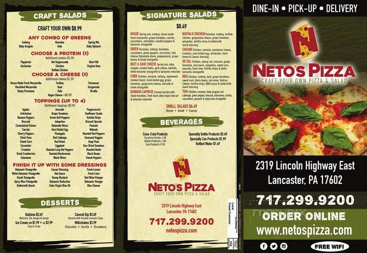 Neto's Pizza - Lancaster, PA