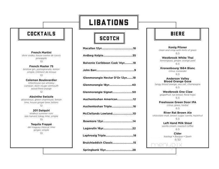 Nico | Oysters + Seafood - Mount Pleasant, SC menu_pic