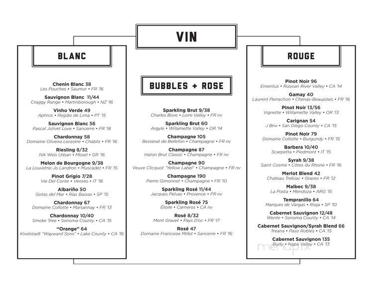 Nico | Oysters + Seafood - Mount Pleasant, SC menu_pic