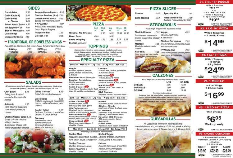 NY Pizza Baby - Hamtramck, MI menu_pic