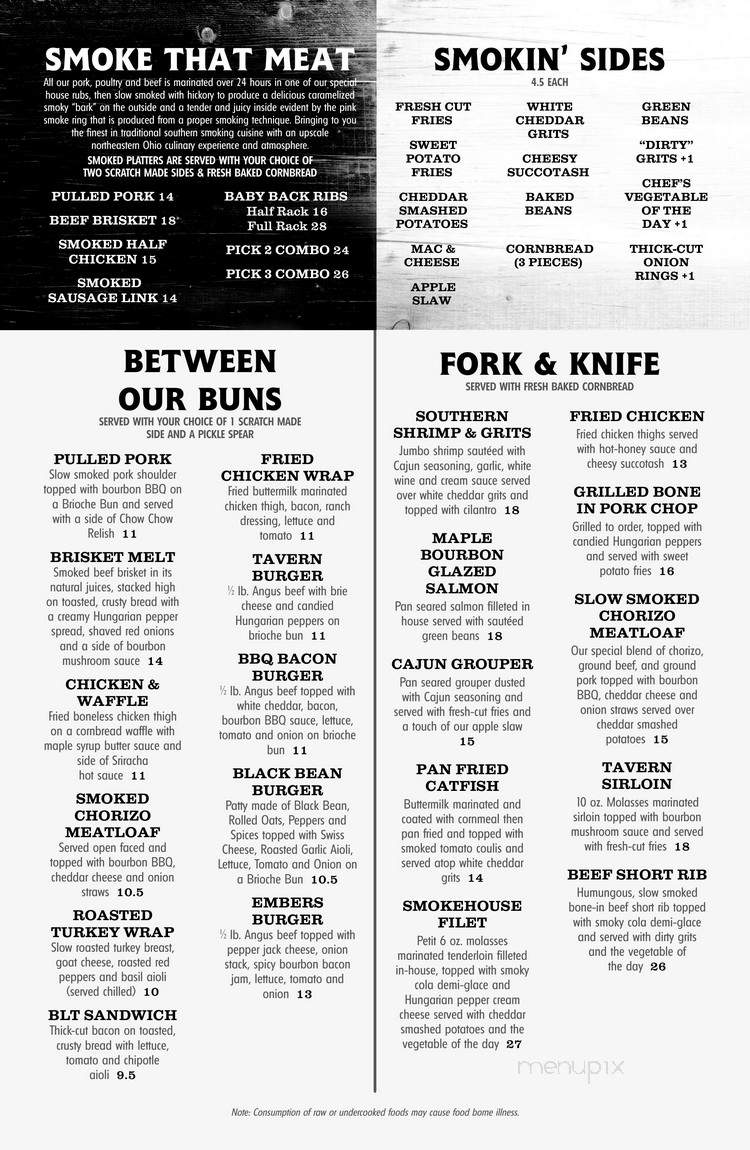 Oak and Embers Tavern - Hudson, OH menu_pic