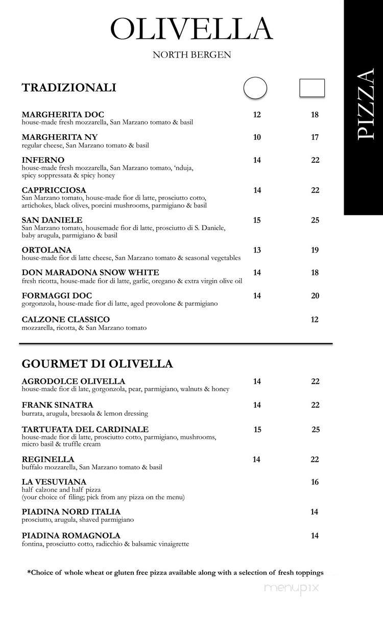 Olivella Restaurant - North Bergen, NJ menu_pic