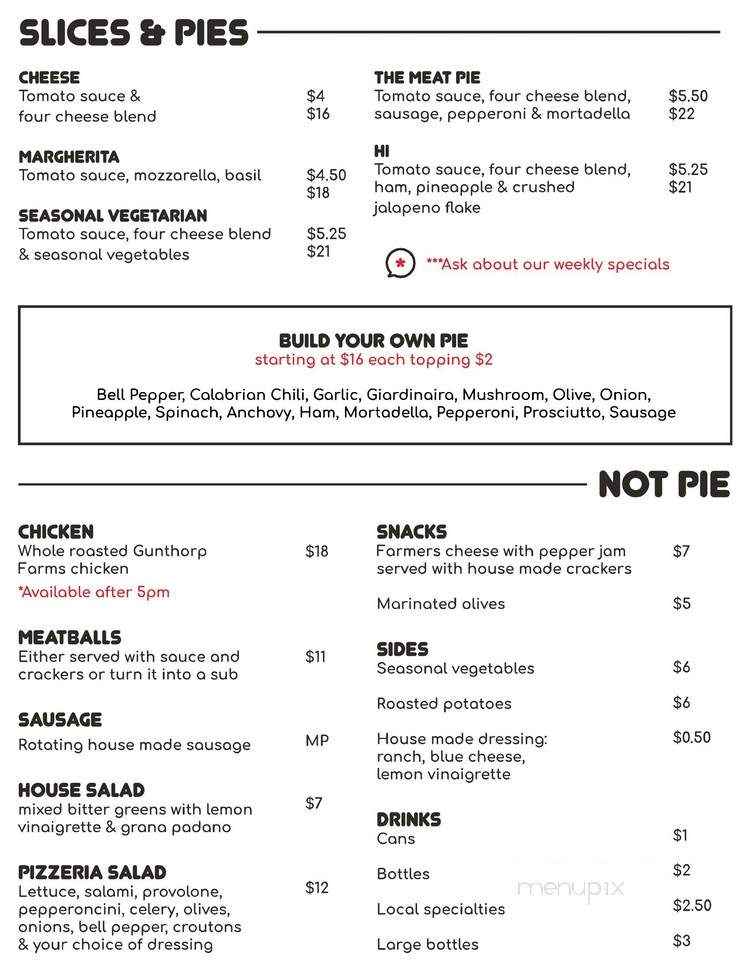 Patellie's - Three Oaks, MI menu_pic