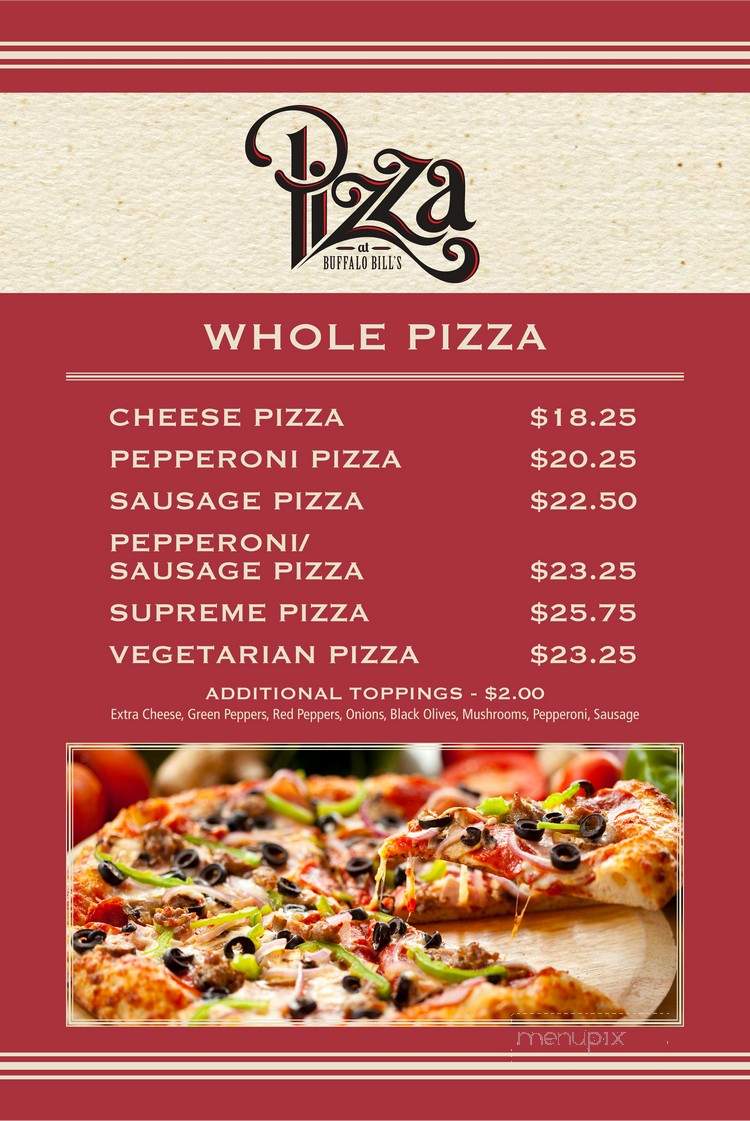 Pizza At Primm - Jean, NV menu_pic