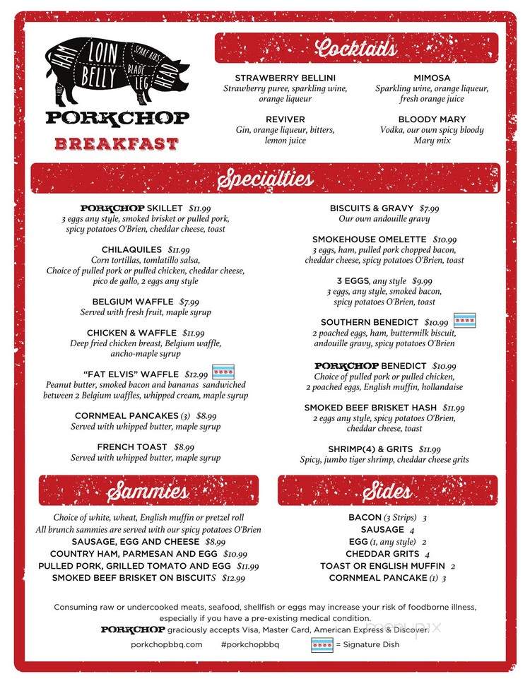 Porkchop - Merrillville, IN menu_pic
