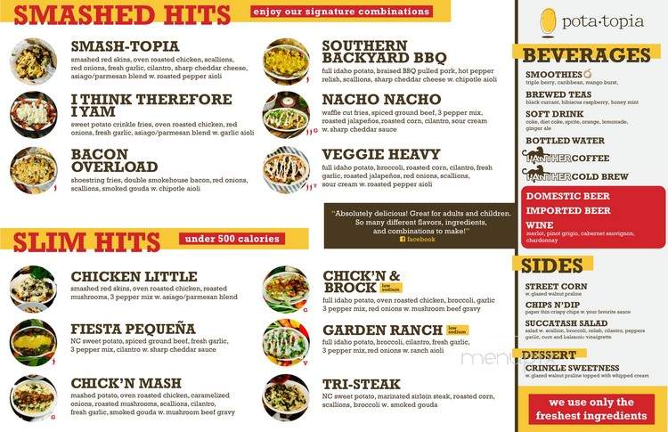 Potatopia - Davie, FL menu_pic