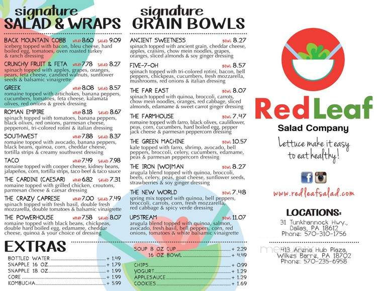Red Leaf Salad - Wilkes-Barre, PA