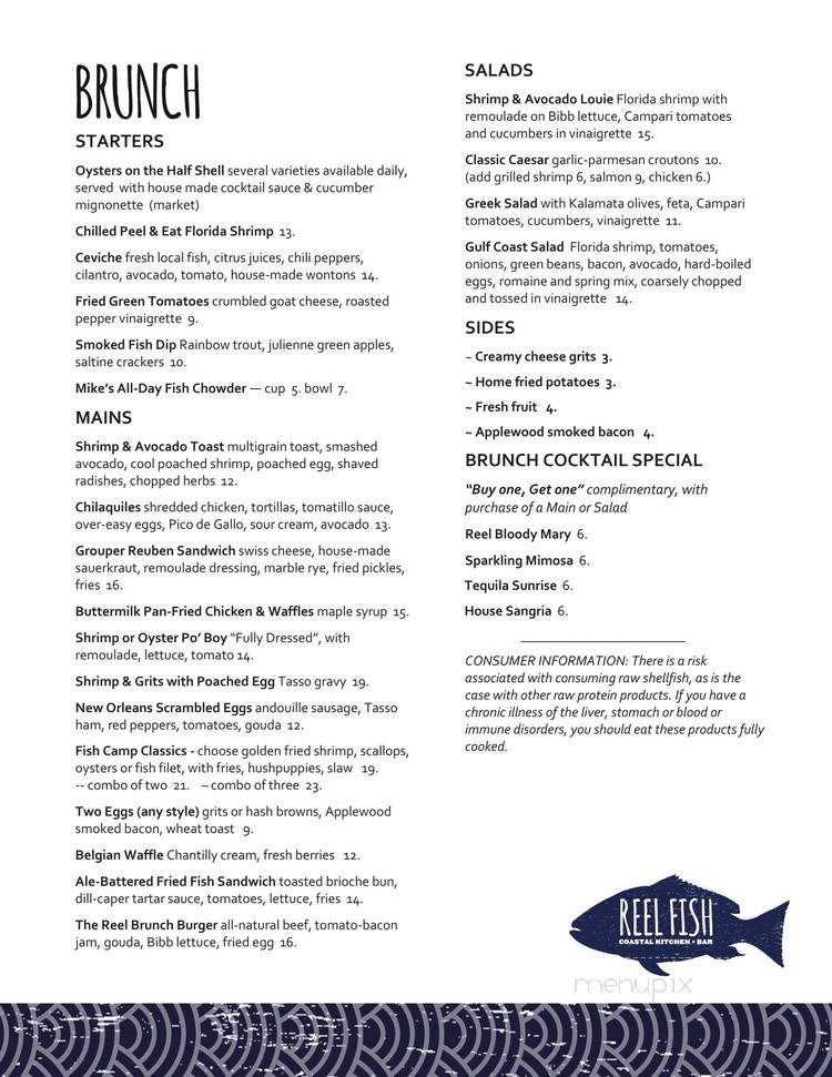 Reel Fish Coastal Kitchen + Bar - Winter Park, FL