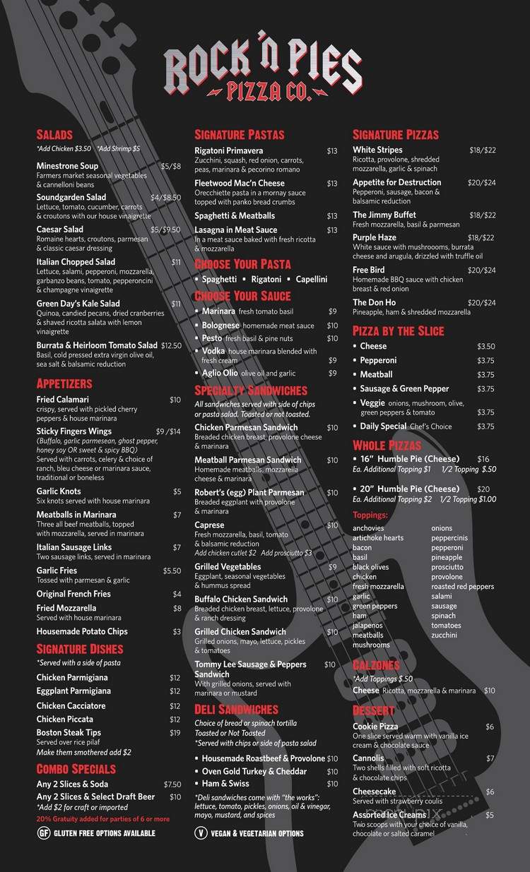 Rock'n Pies - Sherman Oaks, CA menu_pic