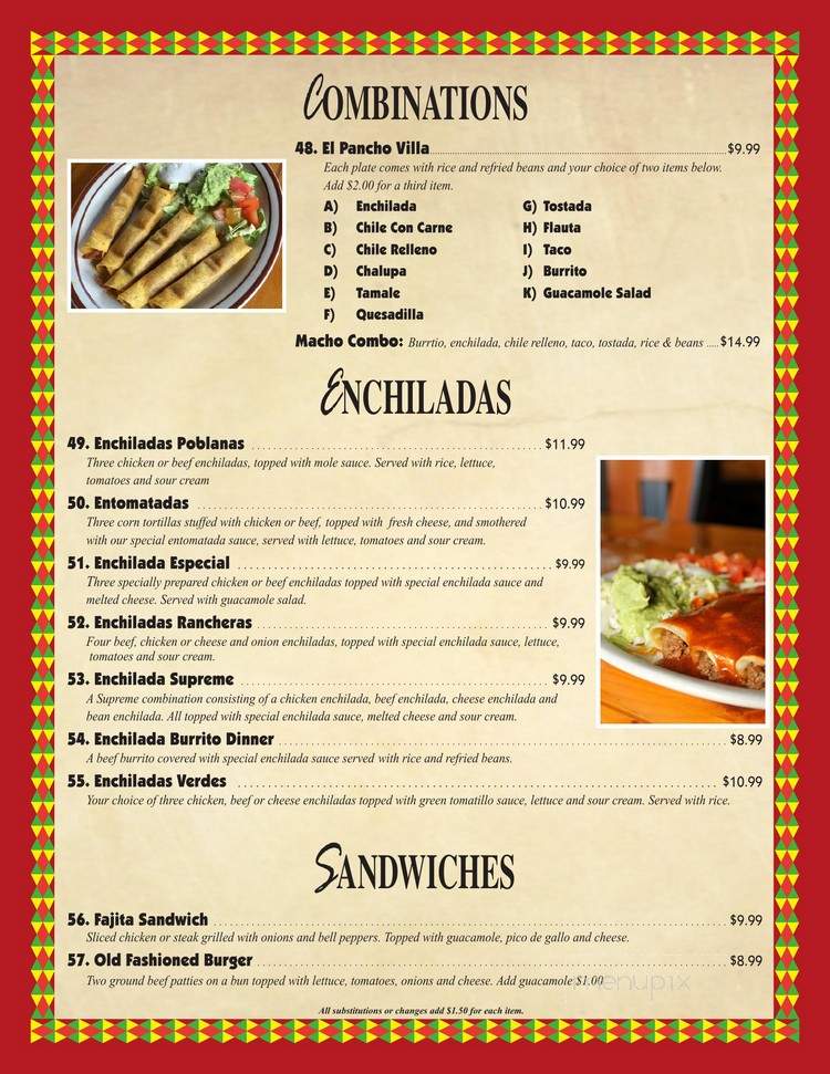 Sabor A Mexico - North Fort Myers, FL menu_pic