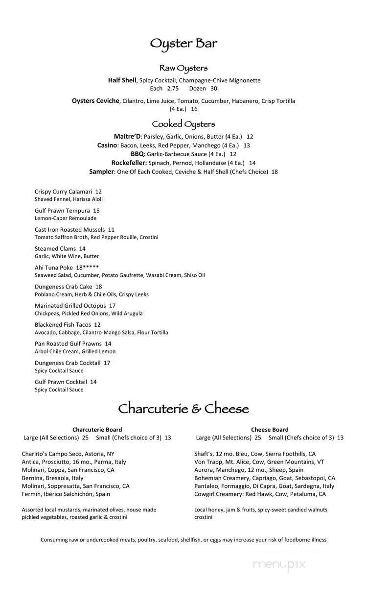 Salt & Stone - Kenwood, CA menu_pic