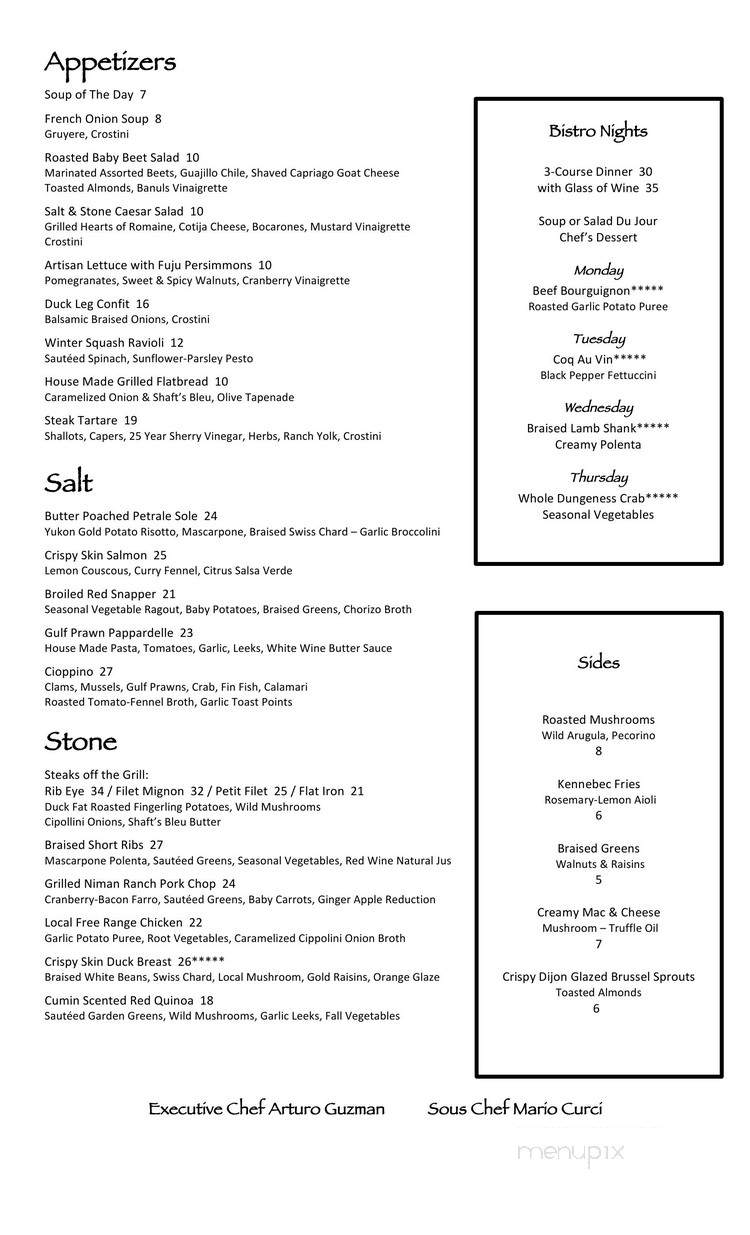 Salt & Stone - Kenwood, CA menu_pic