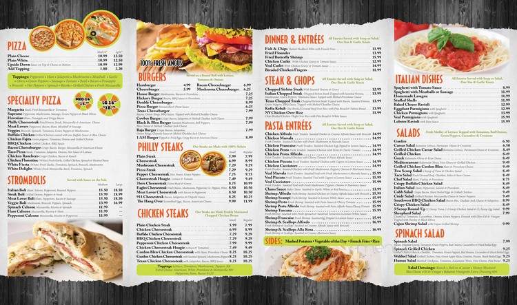 Sam's Pizza and Bistro - Hatboro, PA menu_pic