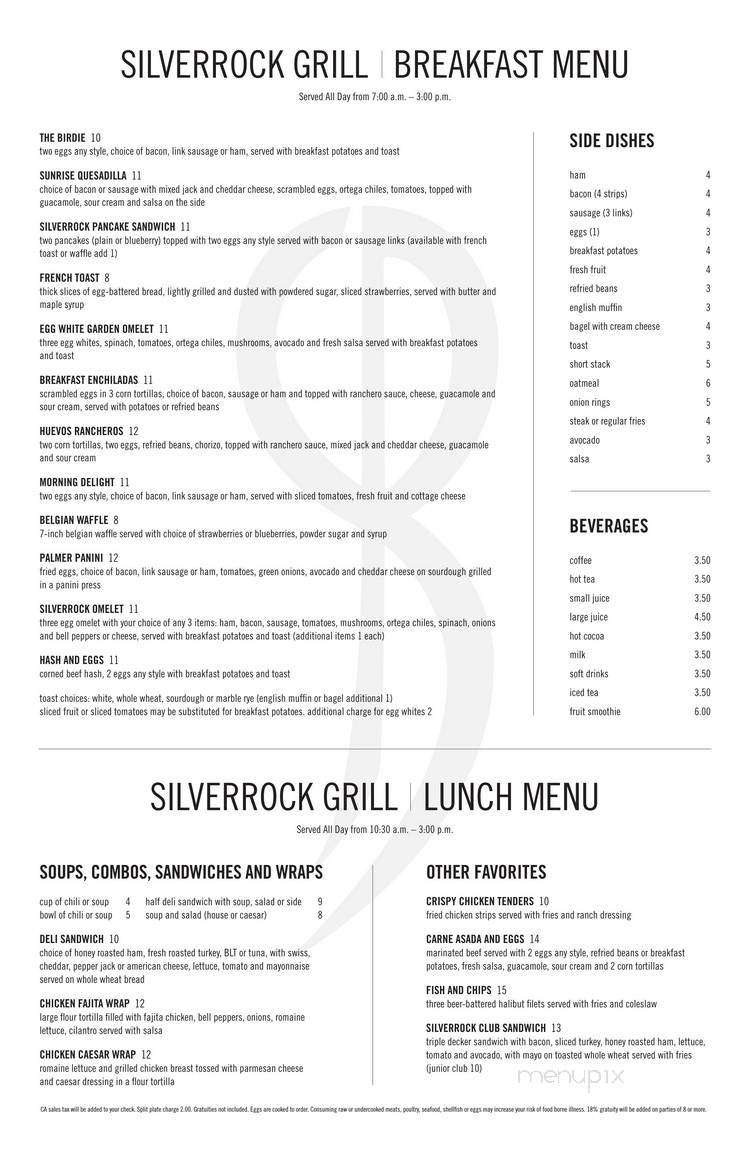SilverRock Grill - La Quinta, CA