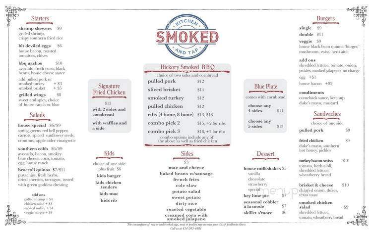 Smoked Kitchen and Tap - Crozet, VA