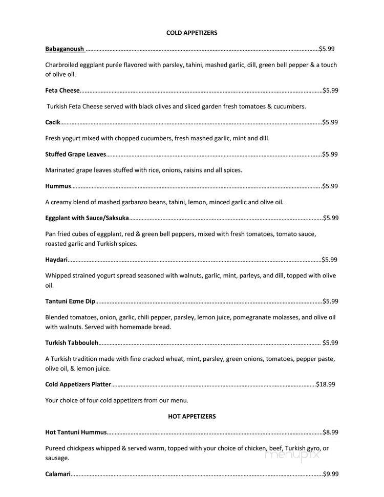 Tantuni Mediterranean Restaurant - Richardson, TX