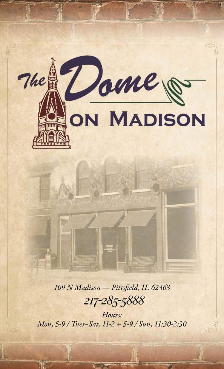 The Dome On Madison - Pittsfield, IL menu_pic