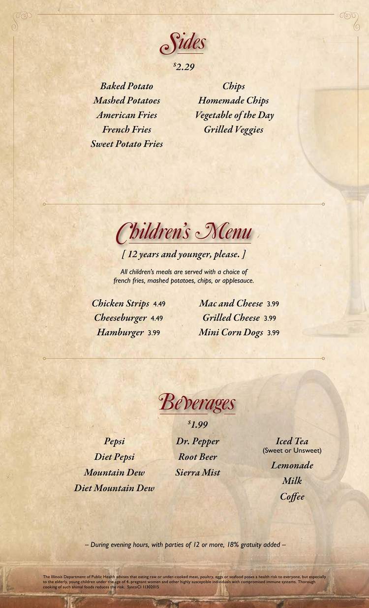 The Dome On Madison - Pittsfield, IL menu_pic