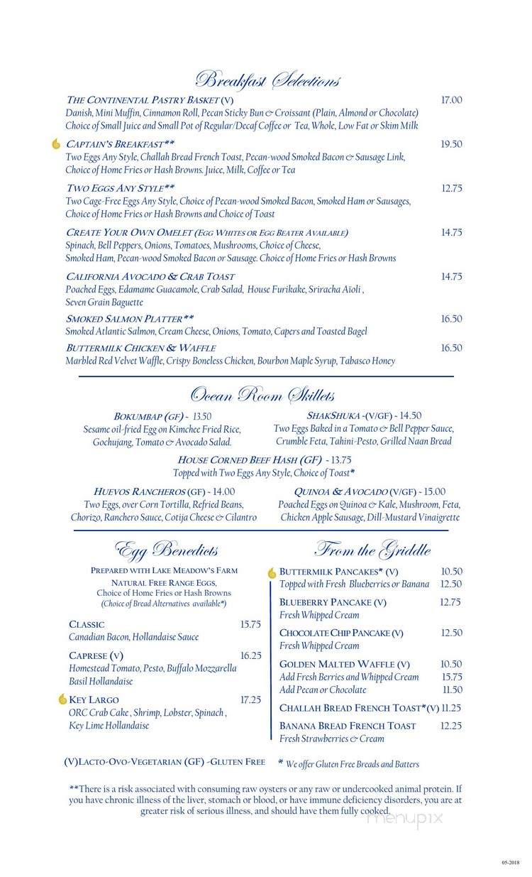 The Islander at Ocean Reef Club - Key Largo, FL menu_pic