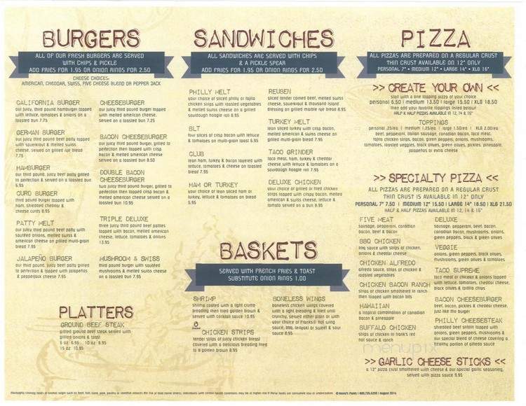 The Lodge' Pub & Eatery - Bemidji, MN menu_pic