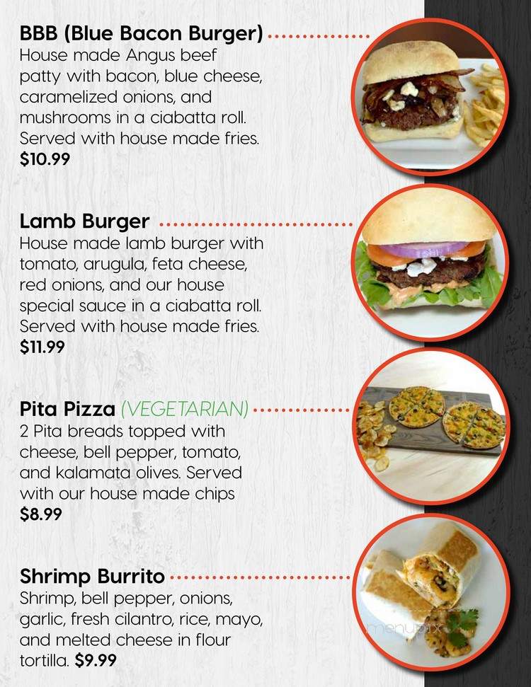 Unique Bite Eatery - Indio, CA menu_pic